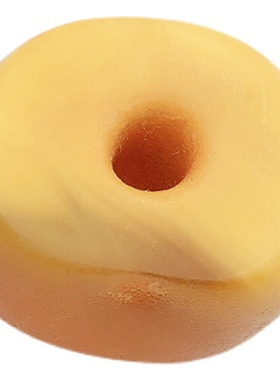 天然老蜜蜡饼子半蜜半珀鸡油黄墩子全品吊坠绝美云纹非二代无优化