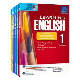 SAP 新加坡英语练习册 Learning English Workbook 小学1-6年级 英语词汇语法 阅读理解 写作教辅 综合能力训练 学习系列 英文原版