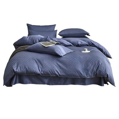 水星家纺60支长绒棉贡缎四件套