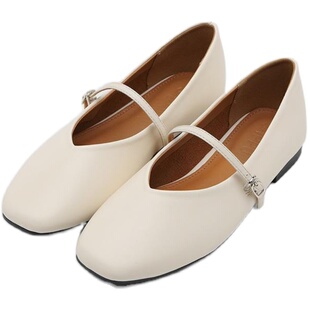 星辰韩国代购 SAPPUN 弘大 一字带女鞋新款玛丽珍 复古风单鞋