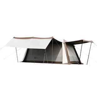 牧高笛假日山居13.9帐篷天幕二合一露营户外折叠式便携全自动