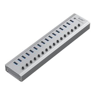 USB3.0独控分线器7/10/13/16口笔记本电脑带独立供电集线器拓展坞