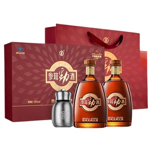 【年货甄选】劲牌38度参茸劲酒500ml礼盒装 保健酒劲酒官方旗舰店