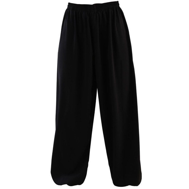 恒树太极裤女牛奶丝春夏秋宽松太极服裤男练功裤武术裤瑜伽灯笼裤