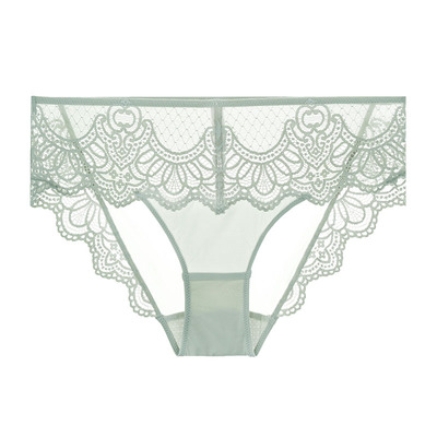 夏娃的诱惑性感蕾丝边抗菌内裤女