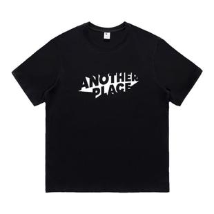 黑色正肩女t恤显瘦ins潮原创设计感小众纯棉宽松潮牌短袖女夏装