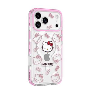 HelloKitty适用苹果17promax手机壳新款镜头全包磁吸iPhone16凯蒂猫防摔pro超薄ip保护套max巨好看透明外壳女