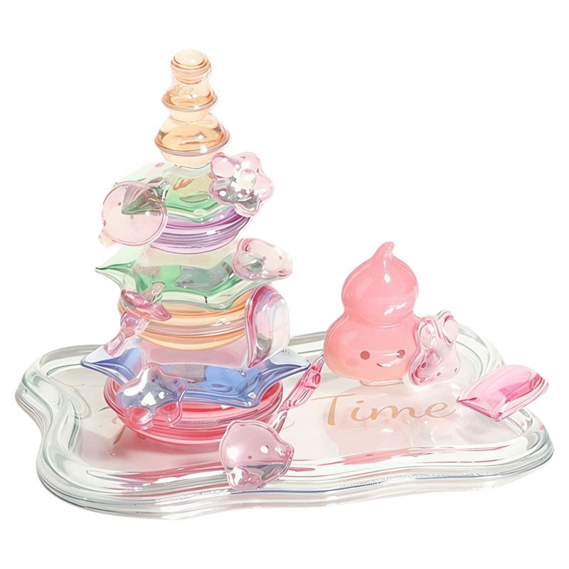儿童全班分享水晶立体浮雕贴奖品