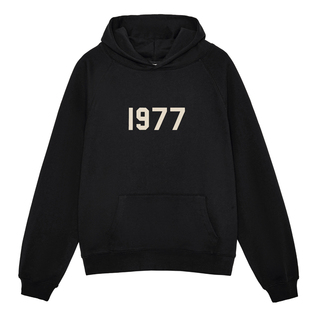 ESSENTIALS潮牌1977数字印花FOG套头连帽卫衣男女宽松加绒上衣