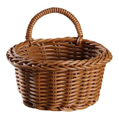 仿藤编织厨房姜蒜收纳筐