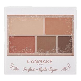 CANMAKE/井田哑光珠光五色眼影盘大地色05新手日常淡妆舒芙蕾眼影