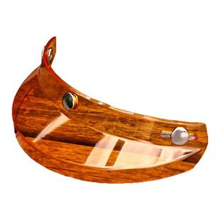 台湾复古头盔帽檐摩托车头盔帽沿半盔遮阳帽舌防晒4分之3头盔帽檐