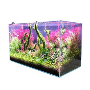 超白鱼缸玻璃桌面客厅生态小型斗鱼金鱼乌龟缸造景微景观水草缸