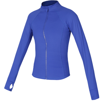 女修身锦纶克莱因来拿瑜伽服上衣