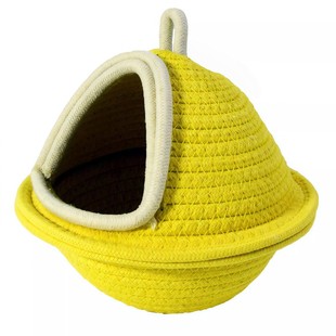 金丝熊冬天保暖仓鼠棉窝 过冬洞穴式防误食蜜袋鼯冬季躲避屋 鸟窝