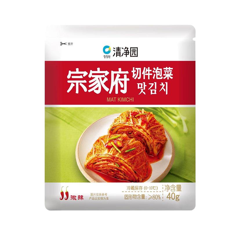 清凈園辣白菜宗家府切件泡菜蘿卜干桔梗黃瓜小包裝韓式辣白菜