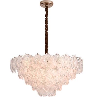 26新-欧普/簪花/法式轻奢风吊灯仙气水晶玻璃挂片客卧餐厅套餐DD