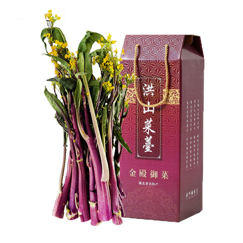 洪山菜苔 湖北武汉特产 净5斤 礼盒装 现摘新鲜蔬菜 农庄产地直销