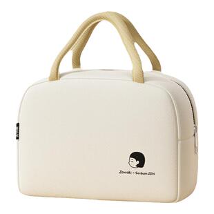 造物集原创插画图案设计饭盒焖烧杯保温袋上班带饭便当包饭盒袋子