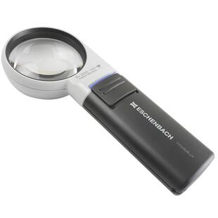 德国 ESCHENBACH宜视宝 5倍带LED灯 正品老人阅读老花助视儿童探索低视力助视器看报看书手持式放大镜15115