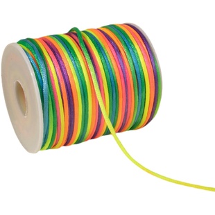 彩色手绳线手工编绳diy翻花绳5号线儿童七彩线脏脏辫端午节五彩绳