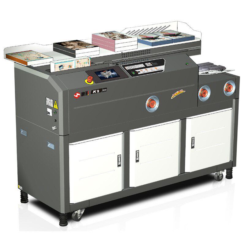 豪彩K3A4自动无线胶装机重型标书装订机胶包机包本机智能无线