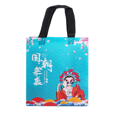 无纺布手提袋定制覆膜帆布袋子