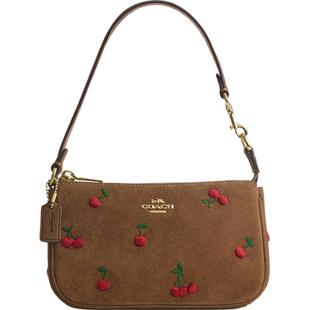 COACH/蔻驰奥莱女士樱桃刺绣NOLITA 19号手袋手提包腋下包