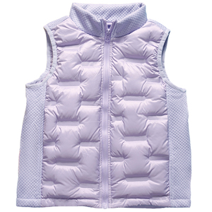 雅鹿洋气针织拼接轻薄儿童羽绒马甲男童女童宝宝外穿秋冬背心内胆