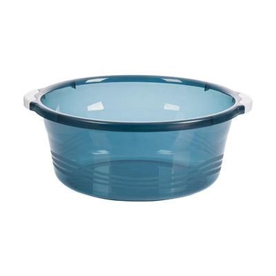 茶花把手洗脸盆透明耐用塑料盆