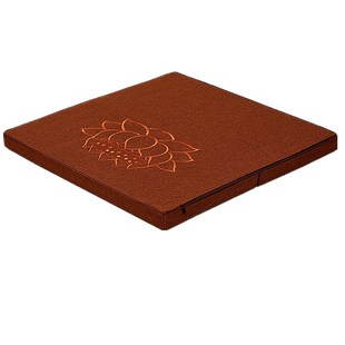 参禅跪拜礼佛磕头瑜伽打坐棕垫禅修垫折叠下垫大垫子家用道家蒲团