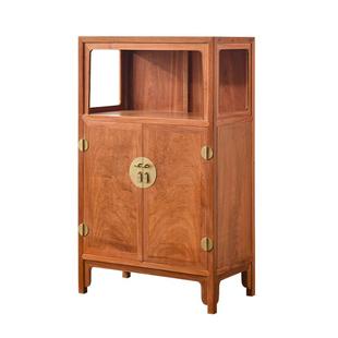 红木家具缅甸花梨木餐边柜储物柜客厅实木新中式万历柜间厅柜鞋柜