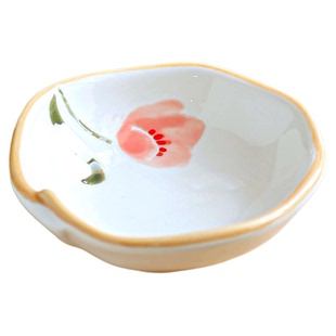 4寸小碟子蘸料味碟调料碟酱油碟醋碟调味碟陶瓷小碟咸菜碟辣椒碟