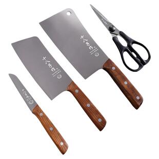 十八子作组合菜刀套装家用厨具厨具全套一整套厨房专用套装刀具