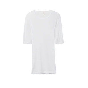 Intimissimi意舒漫轻盈舒适含羊绒保暖坑条五分袖打底衫CM176G