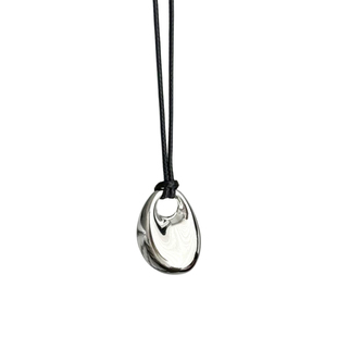 Moment 吊坠皮绳挂绳黑绳长款项链毛衣链装饰配饰秋冬女轻奢小众