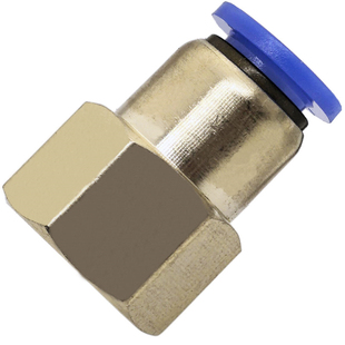 气动快插气管快速接头内螺纹直通PCF8-02 PCF6-01/10-03/PCF12-04