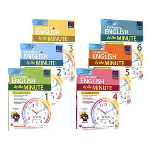 新加坡数学 SAP Learning English Math by the Minute Workbook 幼儿园小学练习册 数学英语轻松练 学习系列 英文原版教辅