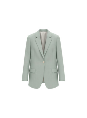 TieForHer 【心动offer】2026夏新款clean fit浅绿通勤西装马甲裤