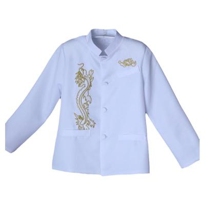 五四刺绣大合唱服主持表演中山装