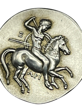 小众复古欧美打孔银币冷淡风项链