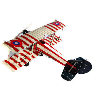 复古大型铁皮飞机模型摆件挂饰吊饰商场酒吧网咖创意家居软装饰品