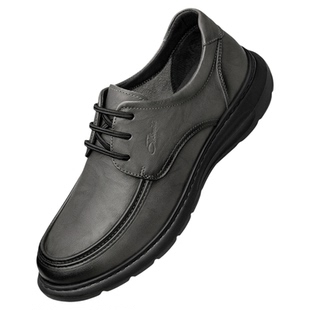 宾度男鞋正品旗舰店2026春季新款商务男士皮鞋百搭潮流黑色休闲鞋