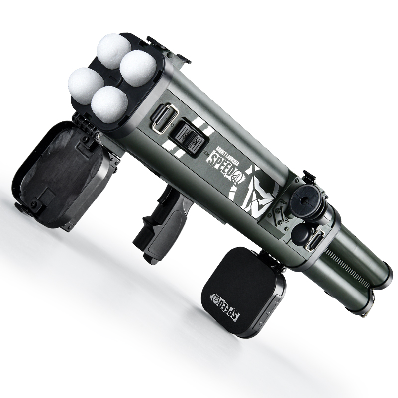 乐辉M202四联筒火箭炮发射玩具枪超大男孩儿童软弹连发仿真迫击炮