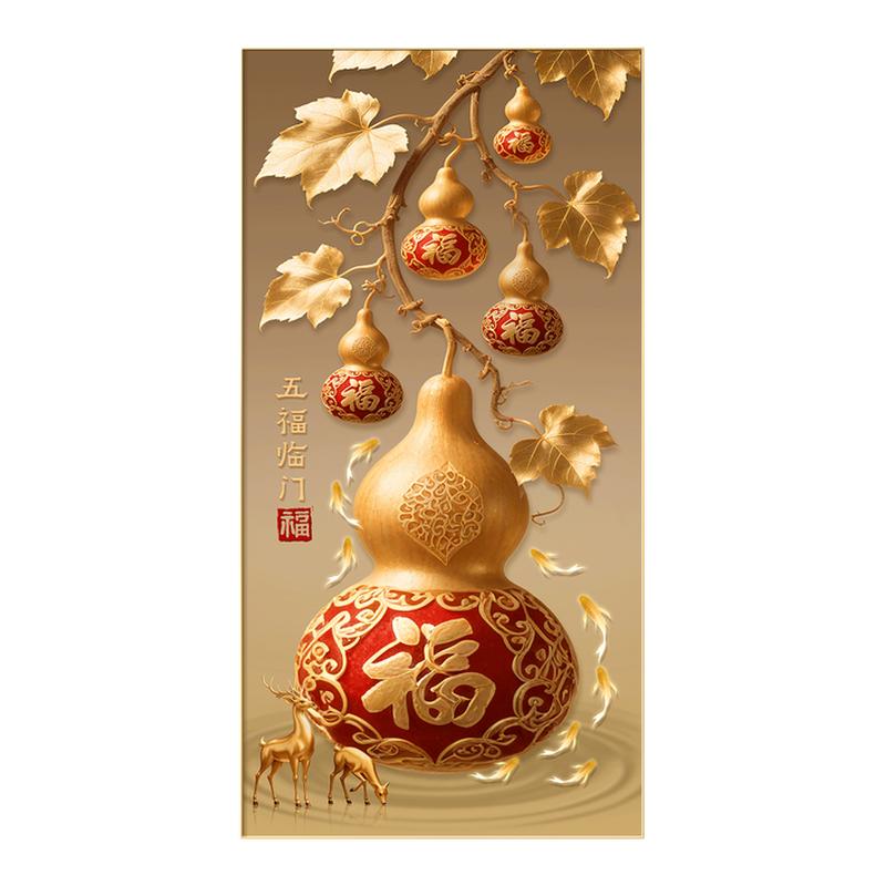 新中式玄关装饰画可定制尺寸