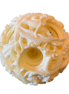 仿象牙佛牌毛衣链文玩礼品吊坠