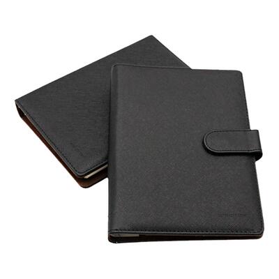 欧标皮面本可换替芯活页笔记本16K25K十字纹PU封面日记本70g商务记事本A5/B5替芯页100页道林纸A0860/A0861