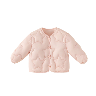 儿童羽绒服女童羽绒服90白鸭绒羽