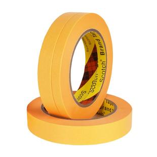 3M244美纹纸胶带批发美纹纸胶带墙面无痕和纸美纹纸保护膜不残留美纹纸胶带喷漆遮蔽黄色高粘可撕美纹纸胶带