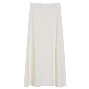 白色秋冬半身裙女加绒加厚微鱼尾长款冬裙糯米长裙梨形伯克利裙子